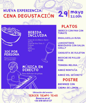 Club-Tennis-dAro_Nueva-experiencia-gastronómica-Cena-Degustación