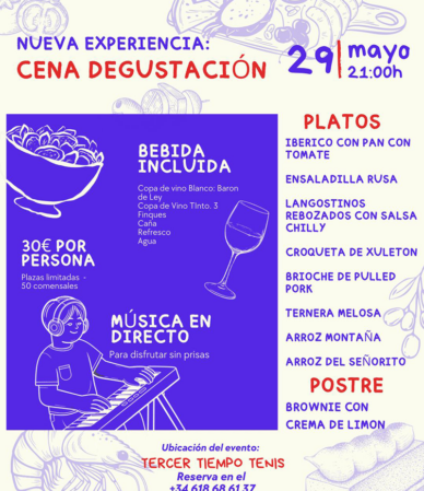 Club-Tennis-dAro_Nueva-experiencia-gastronómica-Cena-Degustación